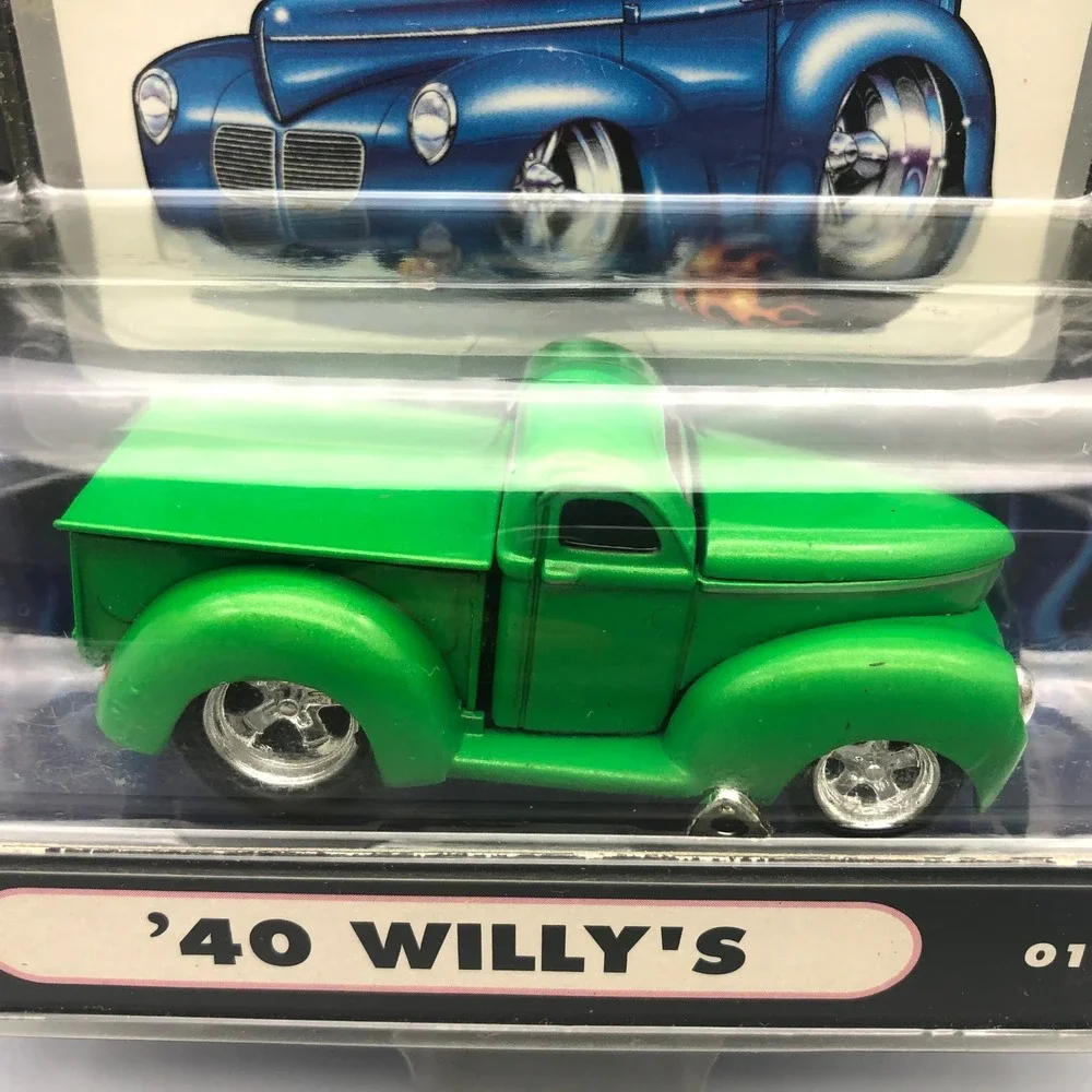Muscle Machines '40 Willys Jeep Pickup‎ Truck Green Diecast 1/64 Scale 1940 New